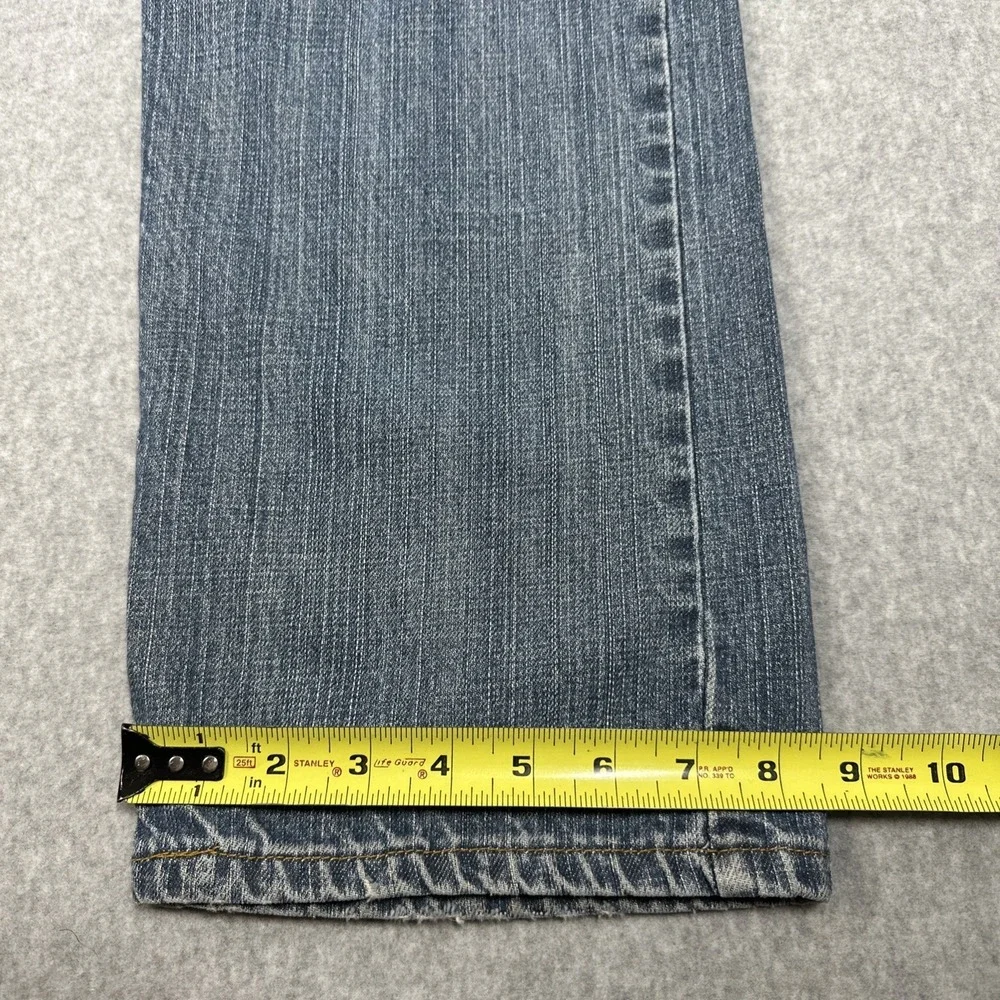 Levi's Y2K 505 Men's Relaxed Fit Faded Denim Jeans Size 36x34(34x33) Whiskered